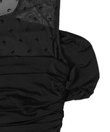 Crepe Jersey Sl Top-Marine Serre-Forget-me-nots Online Store