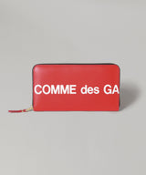 二つ折りzip長財布(Huge Logo)-Comme des Garçons Wallet-Forget-me-nots Online Store