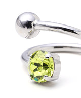 Jackie Acid Green Ring-JUSTINE CLENQUET-Forget-me-nots Online Store