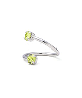 Juno Acid Green Mid-Ring-JUSTINE CLENQUET-Forget-me-nots Online Store