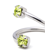 Juno Acid Green Mid-Ring-JUSTINE CLENQUET-Forget-me-nots Online Store