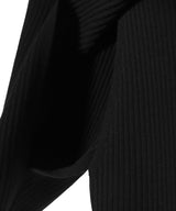 Long Asymetrical Rib Knit Dress-courrèges-Forget-me-nots Online Store