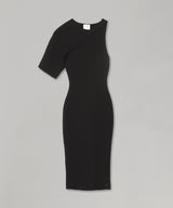 Long Asymetrical Rib Knit Dress-courrèges-Forget-me-nots Online Store