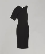 Long Asymetrical Rib Knit Dress-courrèges-Forget-me-nots Online Store