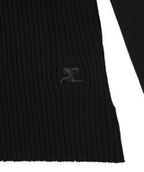 Twist Rib Knit Sweater-courrèges-Forget-me-nots Online Store