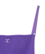 Rib Knit Tank Top-courrèges-Forget-me-nots Online Store