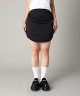 Circle Satin Mini Skirt-courrèges-Forget-me-nots Online Store