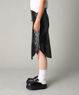Circle Vinyl Skirt-courrèges-Forget-me-nots Online Store