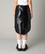 Circle Vinyl Skirt-courrèges-Forget-me-nots Online Store
