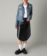 Circle Vinyl Skirt-courrèges-Forget-me-nots Online Store