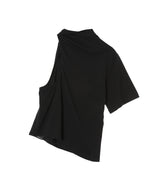 Twist Asymmetrical T-Shirt-courrèges-Forget-me-nots Online Store