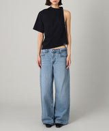 Twist Asymmetrical T-Shirt-courrèges-Forget-me-nots Online Store