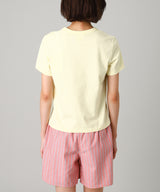 Embroidered T-Shirt-courrèges-Forget-me-nots Online Store