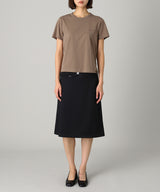 Embroidered T-Shirt-courrèges-Forget-me-nots Online Store