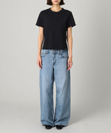 Embroidered T-Shirt-courrèges-Forget-me-nots Online Store