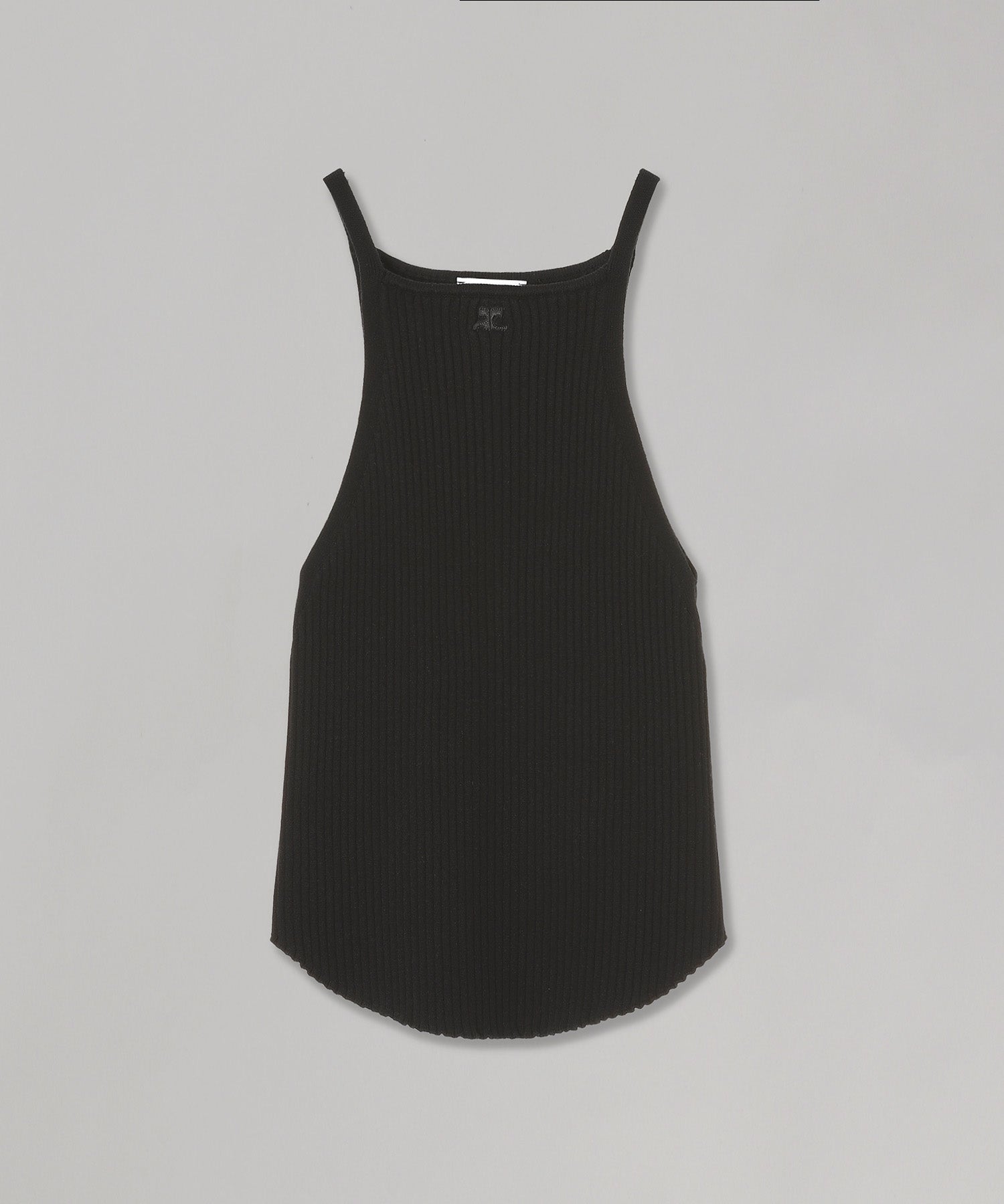 クレージュ(courrèges)｜Circle Rib Knit Top ｜Forget-me-nots