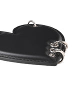 Heart Black Nappa Keychain-JUSTINE CLENQUET-Forget-me-nots Online Store