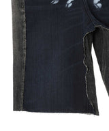 Black Denim Short-prototypes-Forget-me-nots Online Store