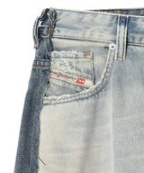 Blue Denim Blue Oversized Jean - Belt-prototypes-Forget-me-nots Online Store