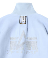 Fleece Bckd Jersey Light Blue Inside Out Fleece - Ample Tracksuit Jacket-prototypes-Forget-me-nots Online Store