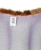 Vintage Knit & Fur Scraps Light Colour Sprayers Cardigan Fur Collar-prototypes-Forget-me-nots Online Store