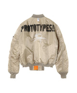Technical Nylon Sand Sprayed Prototypes Bomber-prototypes-Forget-me-nots Online Store