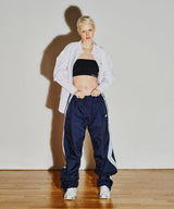 Rib Bandeau Bra-Forget-me-nots-Forget-me-nots Online Store