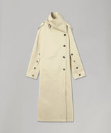 Oblique Trench Coat-courrèges-Forget-me-nots Online Store