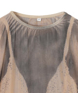 Cream Tatto Dress-Kenza Iatrides-Forget-me-nots Online Store