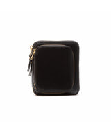 二つ折りzip財布 Outside Pocket-Comme des Garçons Wallet-Forget-me-nots Online Store
