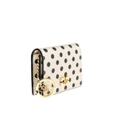 Ganni Bou Card Holder With Flap Print Dots-GANNI-Forget-me-nots Online Store