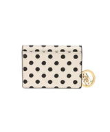 Ganni Bou Card Holder With Flap Print Dots-GANNI-Forget-me-nots Online Store
