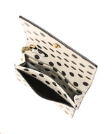 Ganni Bou Card Holder With Flap Print Dots-GANNI-Forget-me-nots Online Store