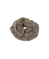 Flock Check Frill Scrunchie-GANNI-Forget-me-nots Online Store