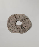 Flock Check Frill Scrunchie-GANNI-Forget-me-nots Online Store