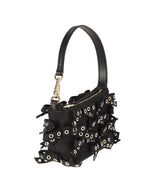 Butterfly Small Pouch Bow Eyelet Mix Denim-GANNI-Forget-me-nots Online Store