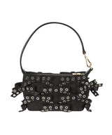 Butterfly Small Pouch Bow Eyelet Mix Denim-GANNI-Forget-me-nots Online Store