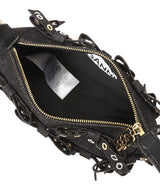 Butterfly Small Pouch Bow Eyelet Mix Denim-GANNI-Forget-me-nots Online Store