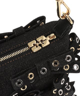 Butterfly Small Pouch Bow Eyelet Mix Denim-GANNI-Forget-me-nots Online Store