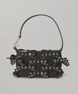 Butterfly Small Pouch Bow Eyelet Mix Denim-GANNI-Forget-me-nots Online Store