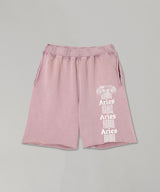 Aged Ancient Column Sweatshort-Aries-Forget-me-nots Online Store