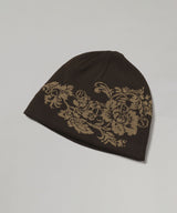 Floral Skull Beanie-Aries-Forget-me-nots Online Store