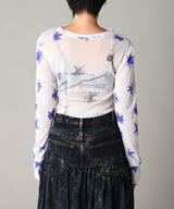 Mayte × Cycle Second Skin Tops-Cycle by myob-Forget-me-nots Online Store