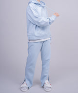 <Archive Sale>Essential Slit Sweat Pants-Forget-me-nots-Forget-me-nots Online Store