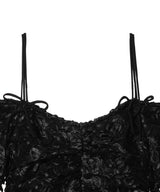 Ribbon Tulle Mini Dress-GANNI-Forget-me-nots Online Store