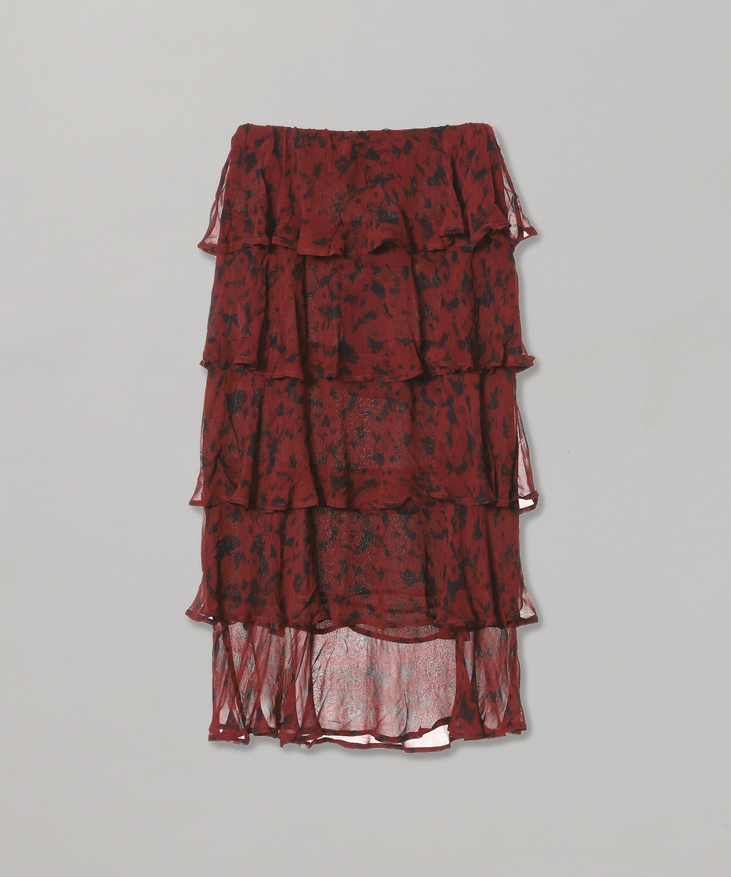 ガニー(GANNI)｜Printed Light Georgette Layer Skirt｜スニーカー