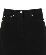 Washed Corduroy Long Skirt-GANNI-Forget-me-nots Online Store