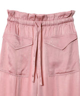 Washed Satin Pants-GANNI-Forget-me-nots Online Store