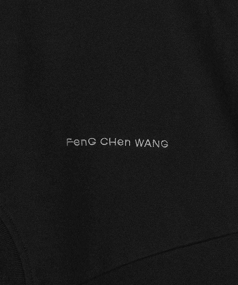 Panelled Collar T-Shirt-Feng Chen Wang-Forget-me-nots Online Store