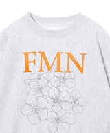 <Archive Sale>Flower Fmn Logo Crew Neck Sweat-Forget-me-nots-Forget-me-nots Online Store